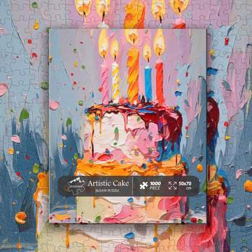 Art cake puzzle puzzle 1000 pezzi